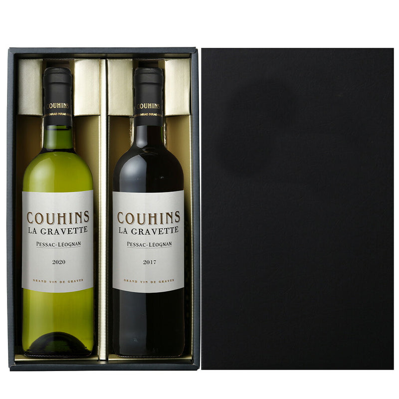 フランス ボルドー/ペサック・レオニャン紅白セット FR-23100 (赤・白 750ml) 2本 ギフトボックス入り