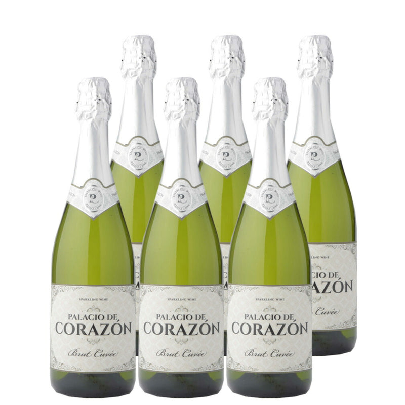 スペイン パラシオ デ コラソン ブリュット 750ml 6本 白・泡 辛口 スパークリング