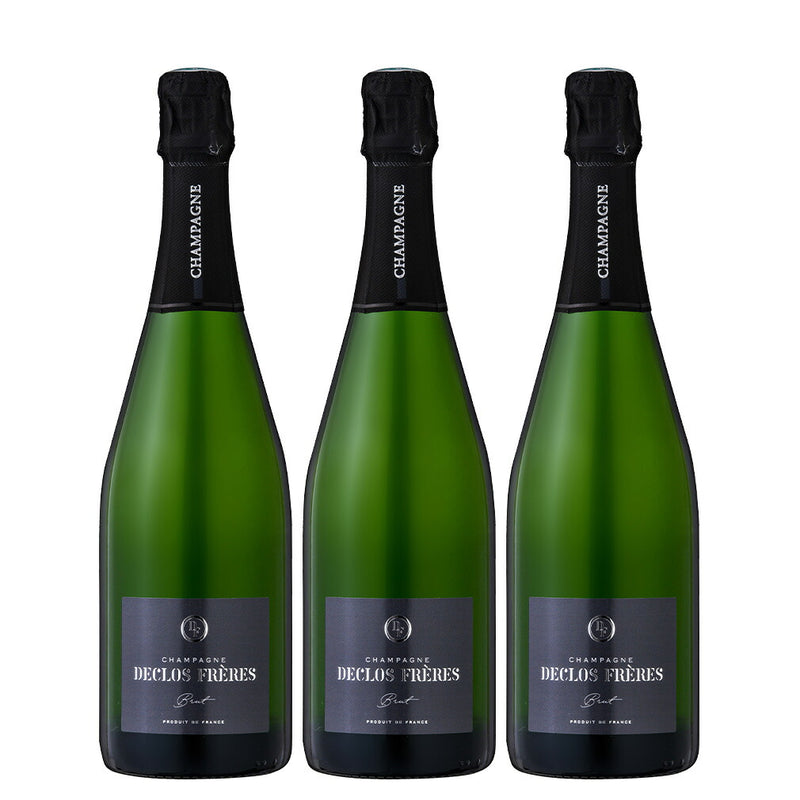フランス シャンパーニュ デクロ・フレール ブリュット 750ml 3本 シャンパン スパークリングワイン