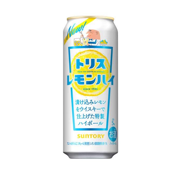 チューハイ サントリー レモンハイ トリス ハイボール 500ml × 1ケース / 24本 缶