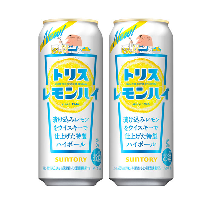 チューハイ サントリー レモンハイ トリス ハイボール 500ml × 2ケース / 48本 缶 のし・ギフト対応不可