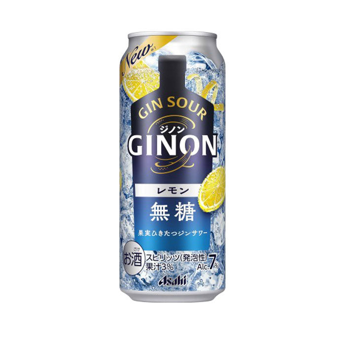 チューハイ アサヒ GINON ジノン レモン 500ml × 1ケース / 24本 缶 ジン ハイボール