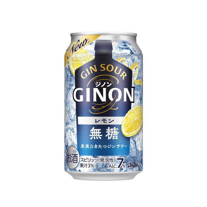 チューハイ アサヒ GINON ジノン レモン 350ml × 1ケース / 24本 缶 ジン ハイボール