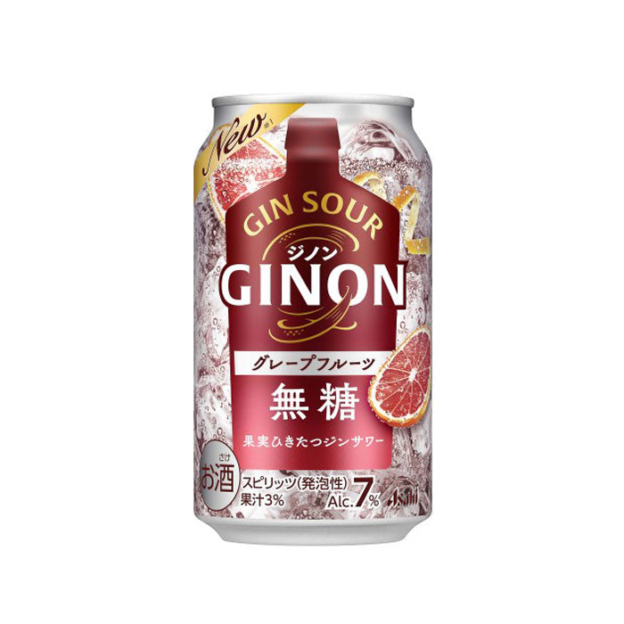 チューハイ アサヒ GINON ジノン グレープフルーツ 350ml × 1ケース / 24本 缶