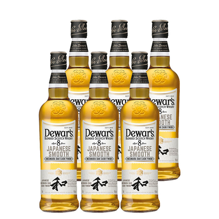 W デュワーズ ジャパニーズスムース ８年 700ml × 1ケース / 6本