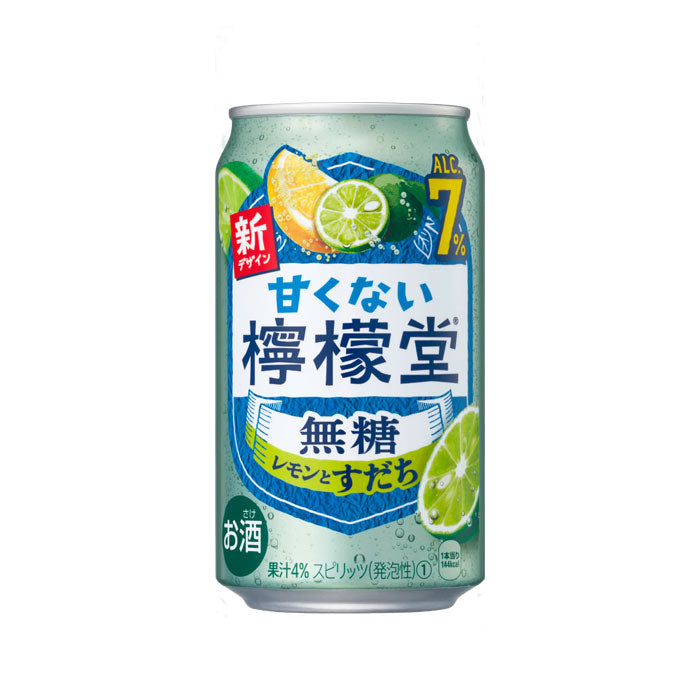 チューハイ コカコーラ 甘くない檸檬堂 無糖レモンとすだち 350ml × 1ケース / 24本