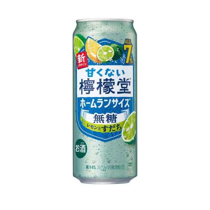 チューハイ コカコーラ 甘くない檸檬堂 無糖レモンとすだち 500ml × 1ケース / 24本