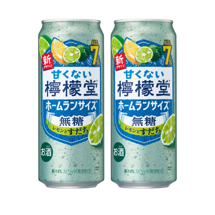 チューハイ コカコーラ 甘くない檸檬堂 無糖レモンとすだち 500ml × 2ケース / 48本