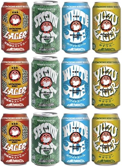 ビール 茨城県 木内酒造 常陸野ネストビール HITACHINO NEST BEER 缶4種12本セット クラフトビール お酒