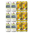 ビール 2025年 黄桜＆ヤッホー 正月ビール 飲み比べセット 缶 2種 12本 LUCKY SNAKE バクの初夢 限定 クラフトビール