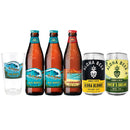 父の日 ビール ビール ハワイ コナビール アロハビール 4種 5本 飲み比べセット グラス付き 355ml ビッグウェーブ ロングボード お酒