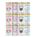 29周年記念ビール入り！ ねこ ラベル 飲み比べセット 350ml 4種 12本 IPA 缶 クラフトビール ねこ 猫 三重