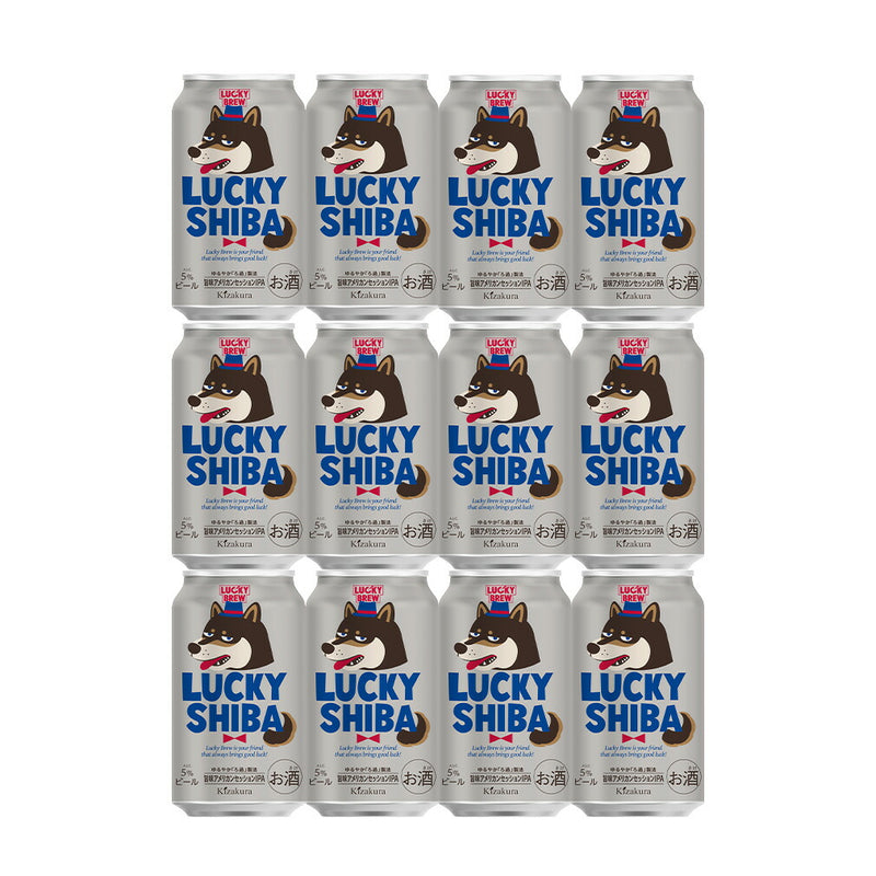 数量限定 黄桜 LUCKY SHIBA ラッキー シバ 缶 350ml 12本 クラフトビール 京都