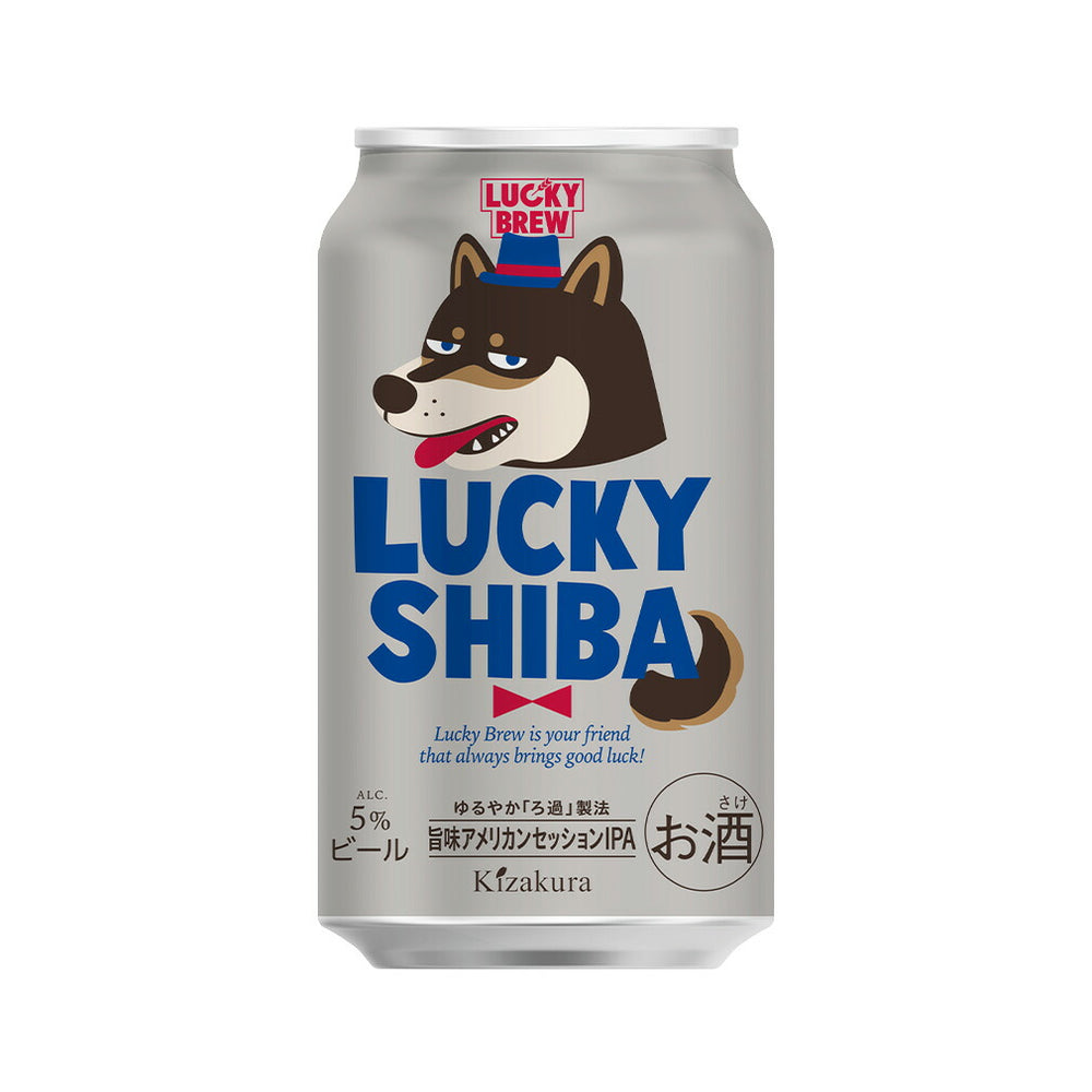 数量限定 黄桜 LUCKY SHIBA ラッキー シバ 缶 350ml 24本 (1ケース