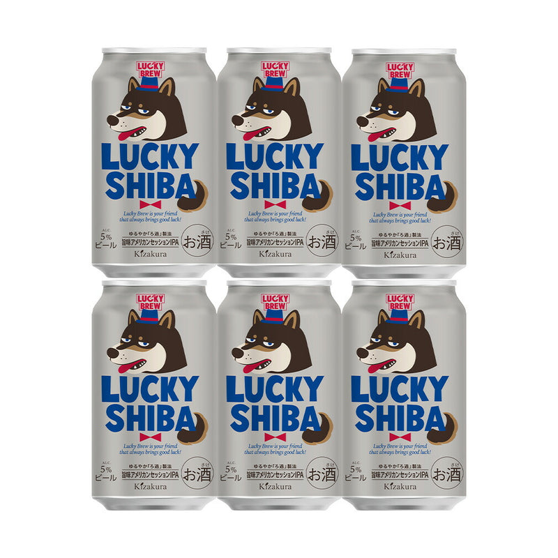 数量限定 黄桜 LUCKY SHIBA ラッキー シバ 缶 350ml 6本 クラフトビール 京都 お試し