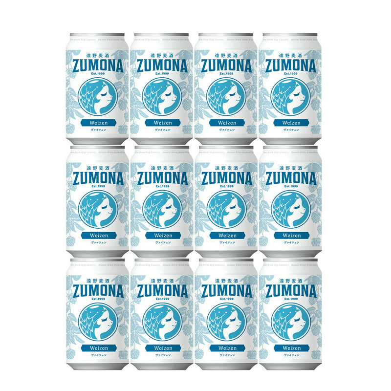 遠野麦酒 ZUMONA ズモナビール ヴァイツェン 缶 350ml 12本 クラフトビール ズモナビール