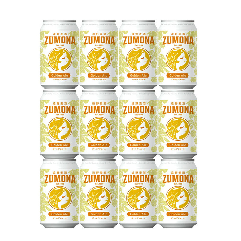 遠野麦酒 ZUMONA ズモナビール ゴールデンエール 缶 350ml 12本 クラフトビール 岩手県