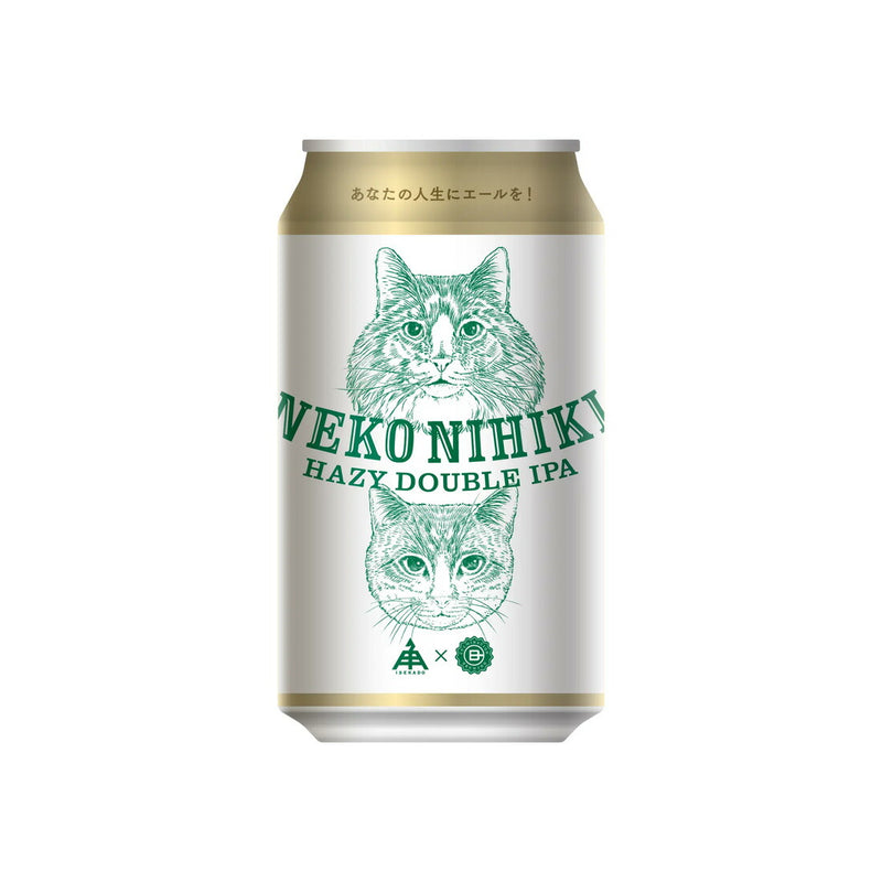 伊勢角屋麦酒 ねこにひき ヘイジー IPA 350ml 24本 1ケース 缶 クラフトビール 伊勢角 ネコ 猫 三重