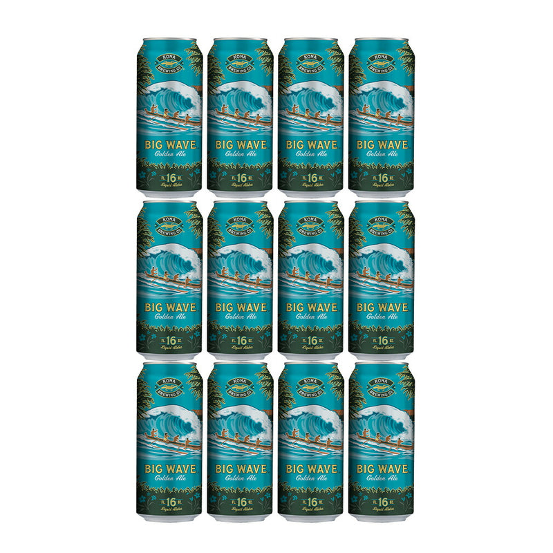 ビール ハワイ KONA BEER コナビール ビッグウェーブ ゴールデンエール 缶 473ml 12本