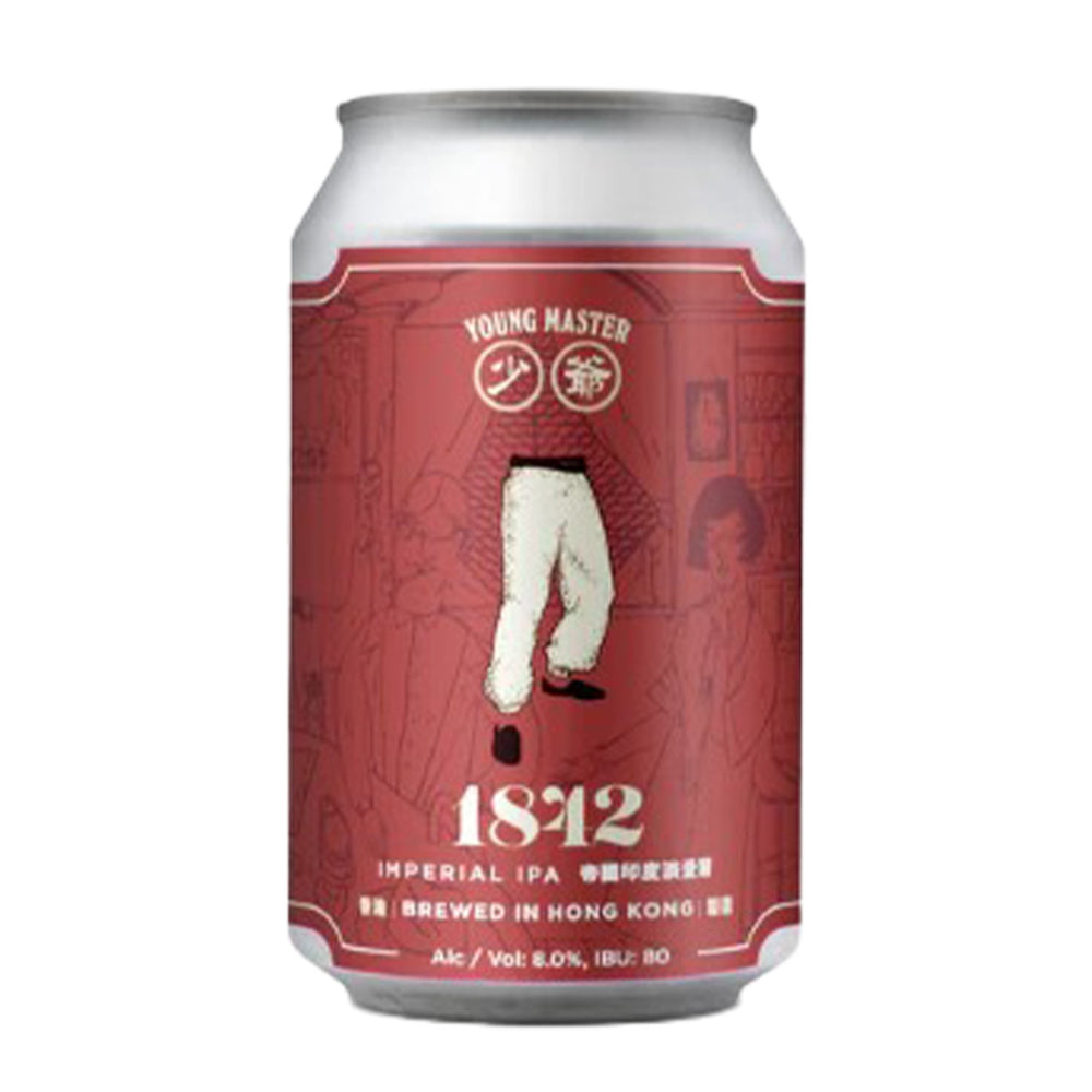 ビール 香港 YOUNG MASTER ヤングマスター 1842アイランドIPA 缶 330ml