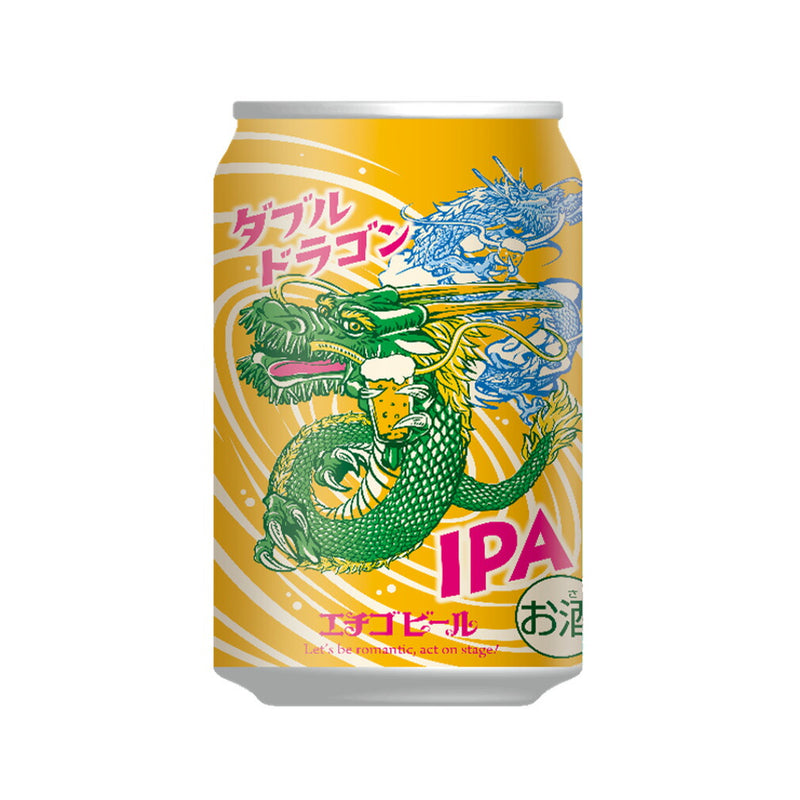 限定品 エチゴビール ダブルドラゴン IPA 350ml 24本 (1ケース) 缶 クラフトビール 新潟県