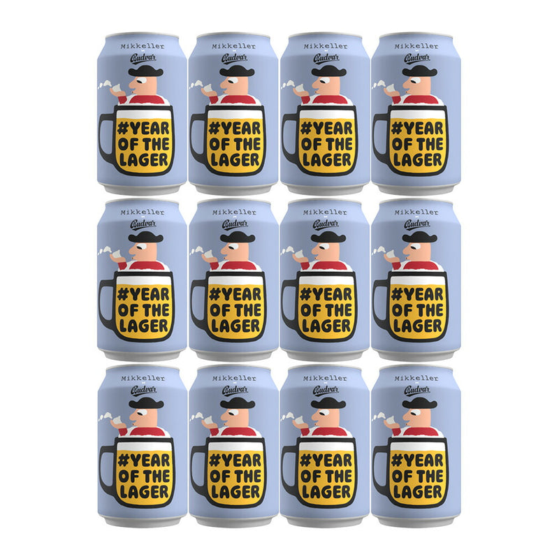 デンマーク Mikkeller ミッケラー イヤー オブ ザ ラガー 缶 330ml 12本クラフトビール