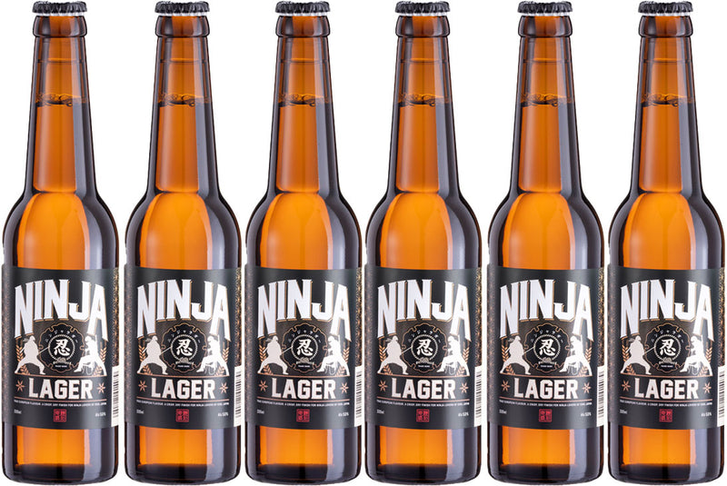 ビール 新 忍者ラガー 330ml ×6本 のし・ギフト対応不可