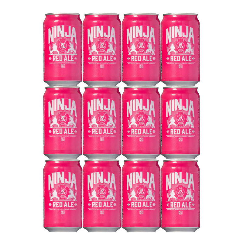 日本ビール NINJA BEER ニンジャ レッドエール NINJA RED ALE 缶 350ml 12本 お試し クラフトビール