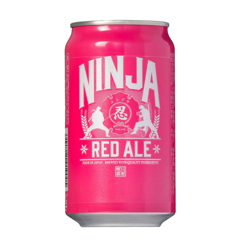 日本ビール NINJA BEER ニンジャ レッドエール NINJA RED ALE 缶 350ml 1CS / 24本 クラフトビール