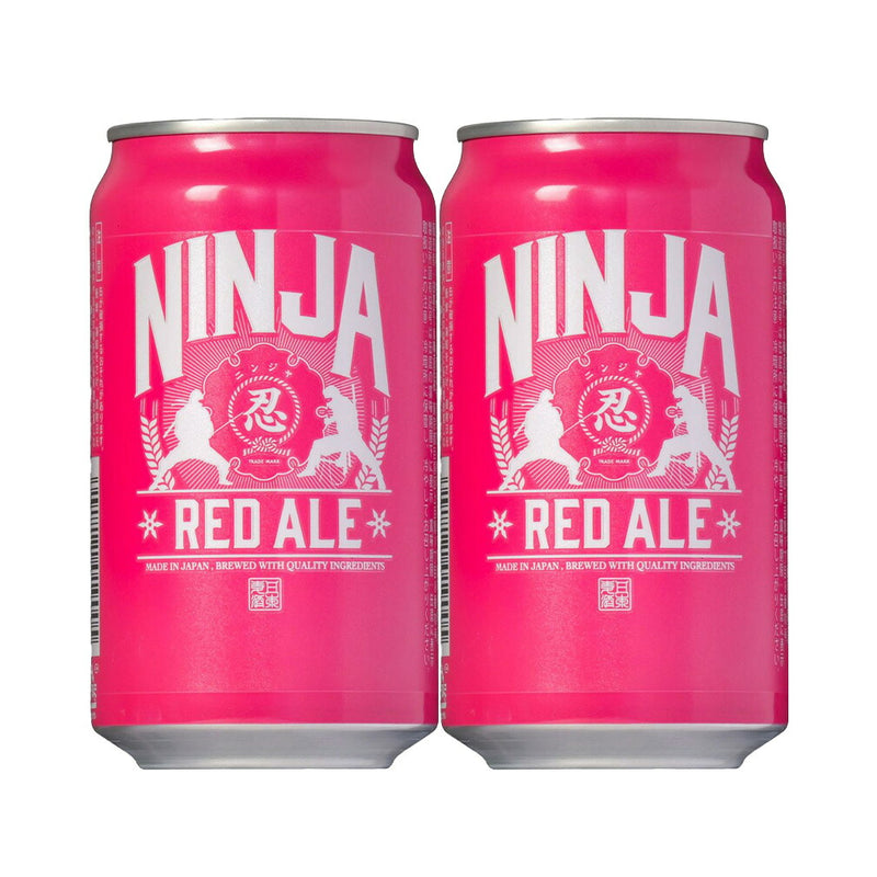 日本ビール NINJA BEER ニンジャ レッドエール NINJA RED ALE 缶 350ml 2CS / 48本 クラフトビール