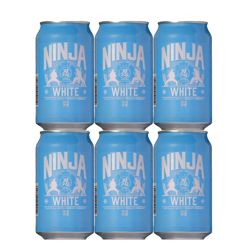 日本ビール NINJA BEER ニンジャ ホワイト NINJA WHITE 缶 350ml 6本 お試し クラフトビール
