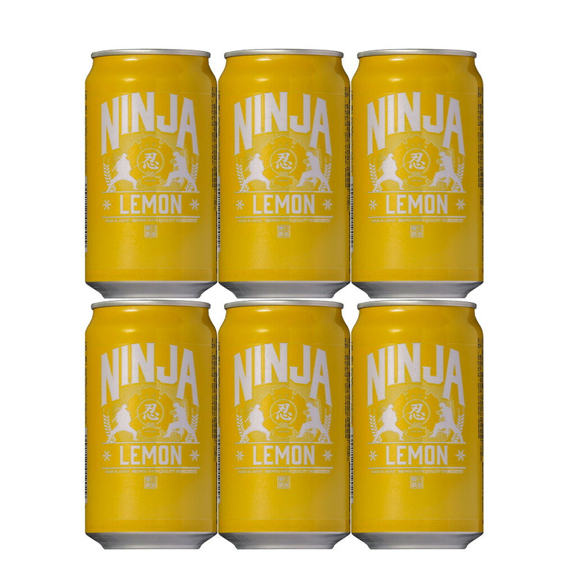 日本ビール NINJA BEER ニンジャ レモン NINJA LEMON 缶 350ml 6本 お試し クラフトビール