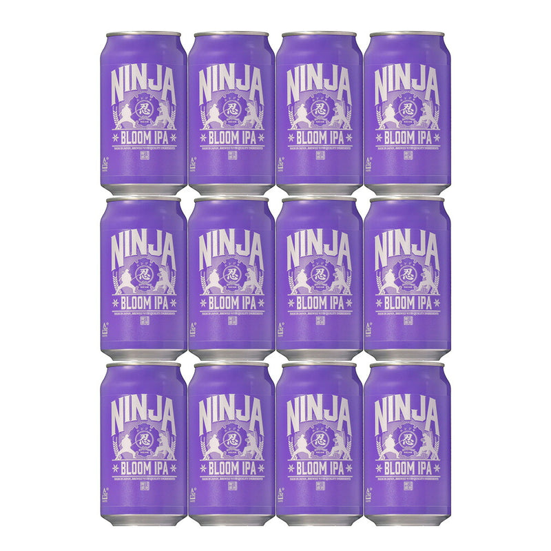 日本ビール NINJA BEER ニンジャ BLOOM IPA NINJA BLOOM IPA 缶 350ml 12本 お試し クラフトビール