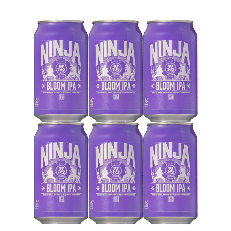 日本ビール NINJA BEER ニンジャ BLOOM IPA NINJA BLOOM IPA 缶 350ml 6本 お試し クラフトビール