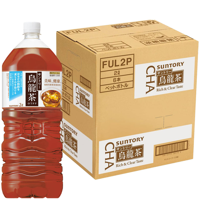 サントリー 烏龍茶 ペット 2L × 1ケース / 6本