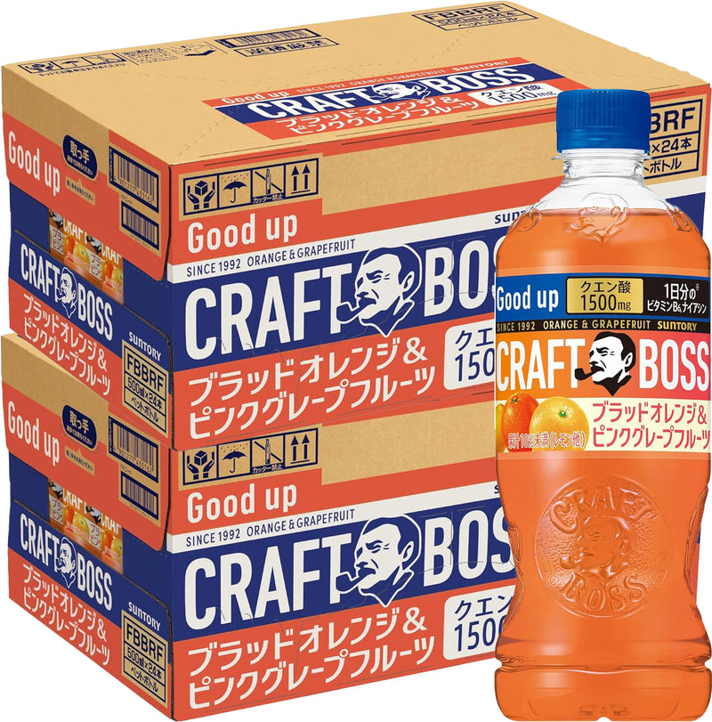 サントリー クラフトボス ブラッドオレンジ＆ピンクグレープフルーツ 500ml × 2ケース / 48本
