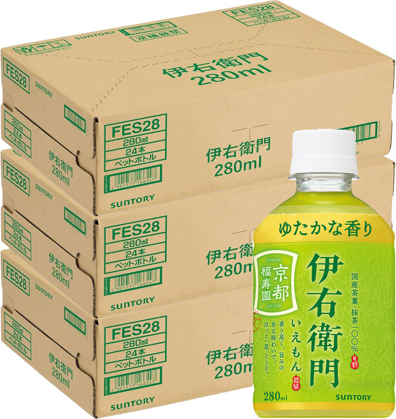 サントリー 緑茶 伊右衛門 ＰＥＴ 280ml × 3ケース / 72本