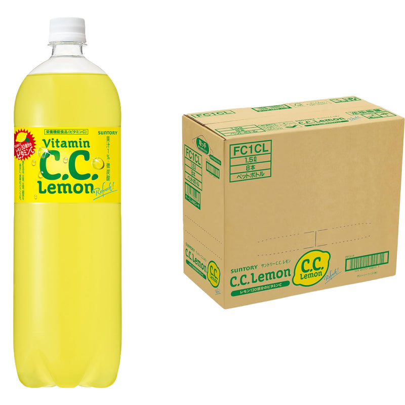 サントリー CC レモン 1.5L × 1ケース / 8本 リニューアル のし