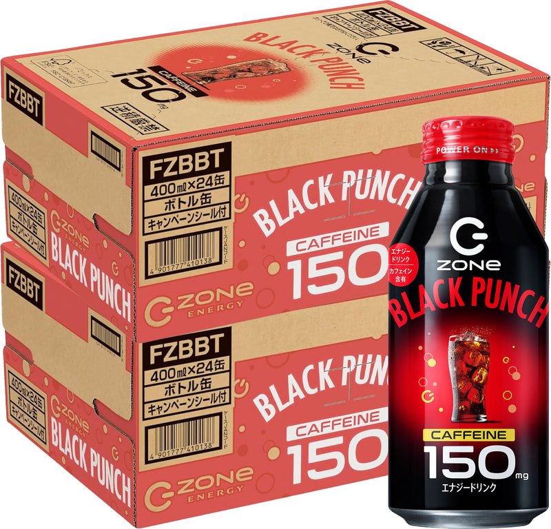 サントリー HYPER ZONe ENERGY BLACK PUNCH 缶 400ml × 2ケース / 48本  のし・ギフト対応不可