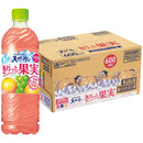 サントリー 天然水 きりっと果実 ピンクGF＆マスカット PET 600ml × 1ケース / 24本 リニューアル 父の日 のし・ギフト対応不可