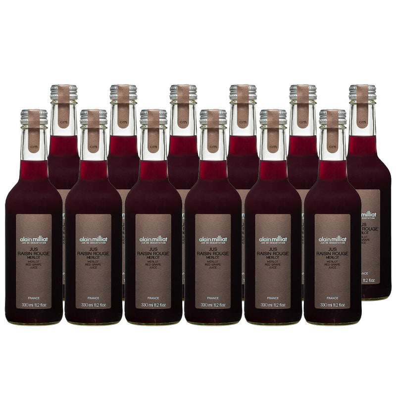アランミリア メルロー 赤 グレープジュース 330ml × 1ケース / 12本 ノンアルコールワイン