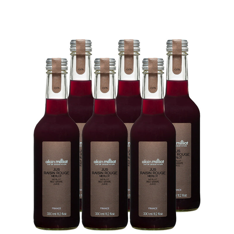 アランミリア メルロー 赤 グレープジュース 330ml 6本 ノンアルコールワイン