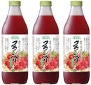 マルカイ 順造撰 クランベリー搾り(50%） 1L 1000ml 3本  のし・ギフト対応不可