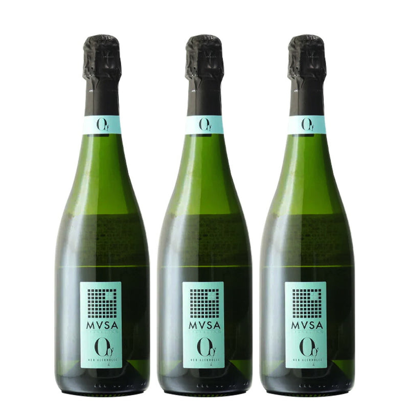 ノンアルコール ヴァルフォルモッサ ムッサ 0.0％ ノンアルコール・スパークリング 750ml 3本 MVSA スペイン