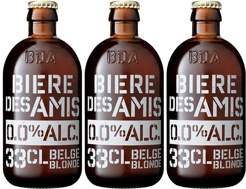 ノンアルコール ビール ビア デザミ ブロンド 0.0％ 330ml × 3本 のし・ギフト対応不可