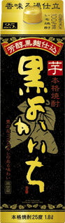 宝酒造 黒よかいち 芋焼酎 1800ml 1.8L×1本 紙パック ギフト 父親 誕生日 プレゼント