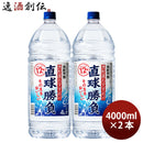 甲類焼酎直球勝負12度ペット4L4000ml2本焼酎合同酒精