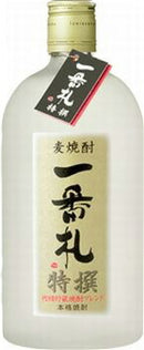 アサヒ 麦焼酎 一番札 特撰 25％ 瓶 720ｍｌ×1本 ギフト 父親 誕生日 プレゼント