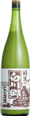 白川郷 純米にごり酒 三輪酒造 1800ml 1.8L 1本 ギフト 父親 誕生日 プレゼント