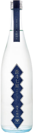 青砥酒造 蒼斗七星 純米吟醸58 木槽搾り 自然酒 1800ml 1.8L 1本 ギフト 父親 誕生日 プレゼント